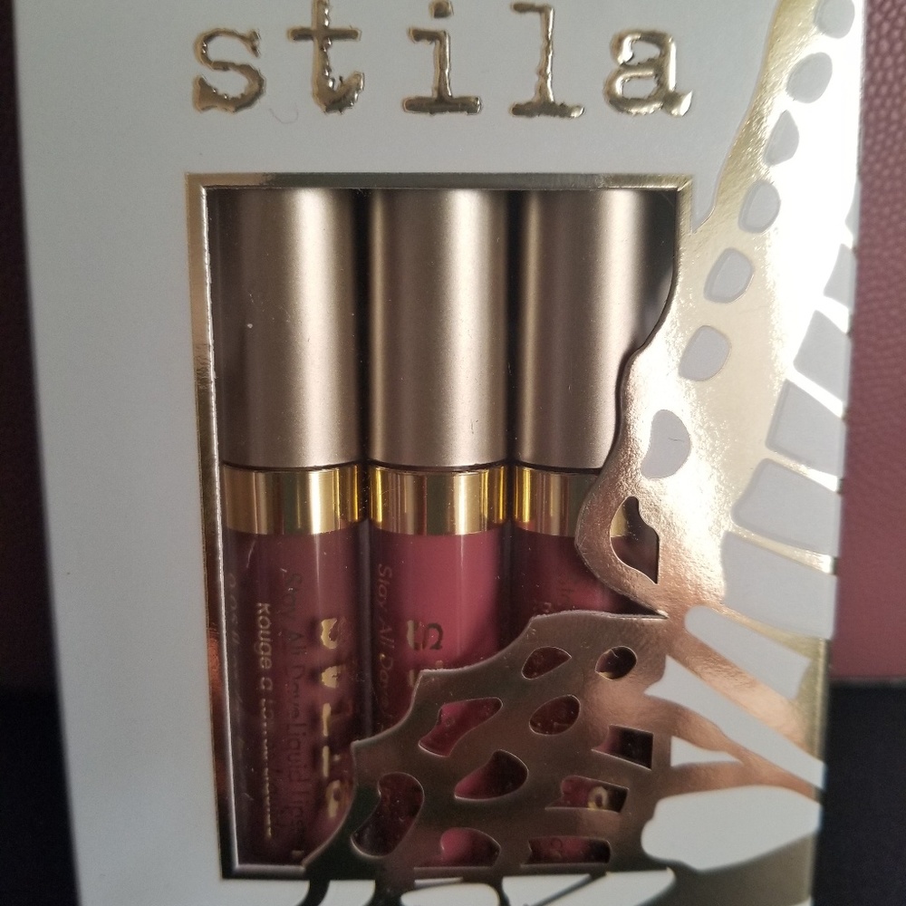 STILLA SET OF 3 LIP STAY NUDES